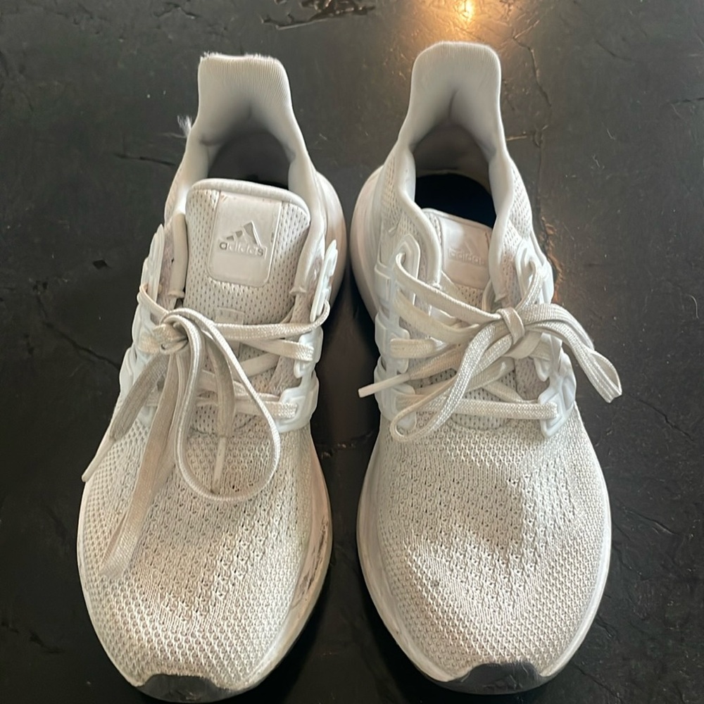 Adidas ultra boost kids size 5.  Used but plenty of life left.